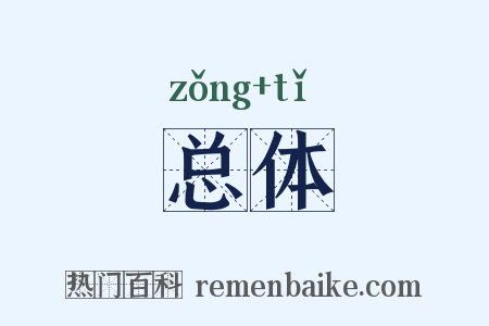 总体是什么意思的图片